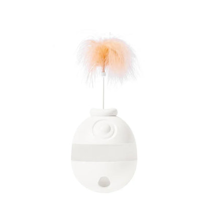 Michu Interactive Cat Treat Dispenser Tumbler Toy - Fun and Rewarding Playtime for Your Feline Friend